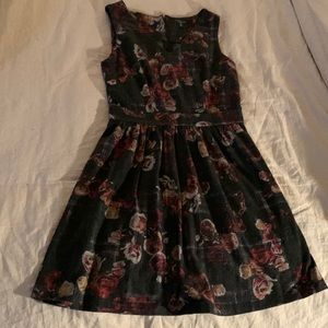 Thakoon 4 for Designnation dress with roses and plaid